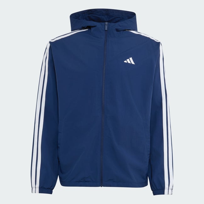 Coupe-Vent Tissé 3 Bandes Essentials Coupe-Vent Tissé 3 Bandes Essentials team navy blue 2 / white <span itemprop=