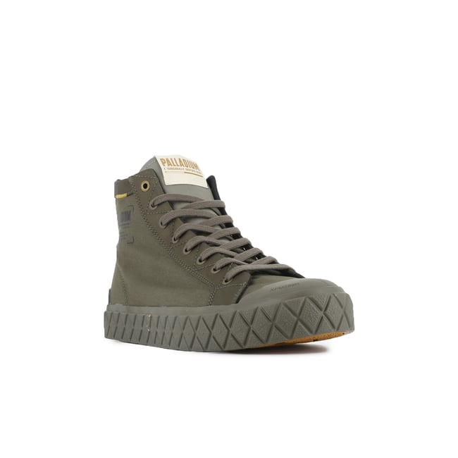Boots en toile PALLA ACE DETROIT vert-olive night <span itemprop=