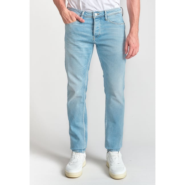 Jean slim 700/11  bleu bleach <span itemprop=