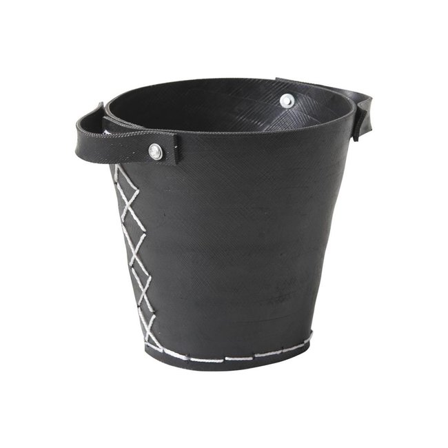 Cache-pot en pneu recyclé Couleur black <span itemprop=