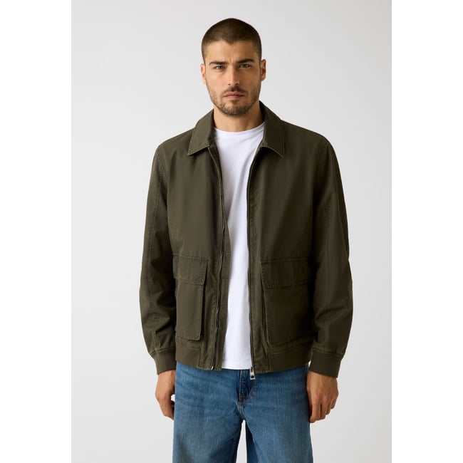 Veste Vintage vert foncé <span itemprop=