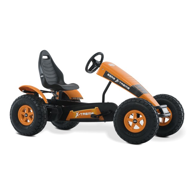 Kart à pédale électrique tout terrain XXL X-Treme E-BFR orange <span itemprop=