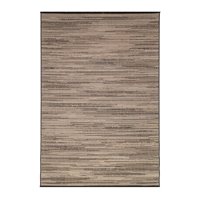 Tapis intérieur extérieur Sanza Couleur brun naturel <span itemprop=