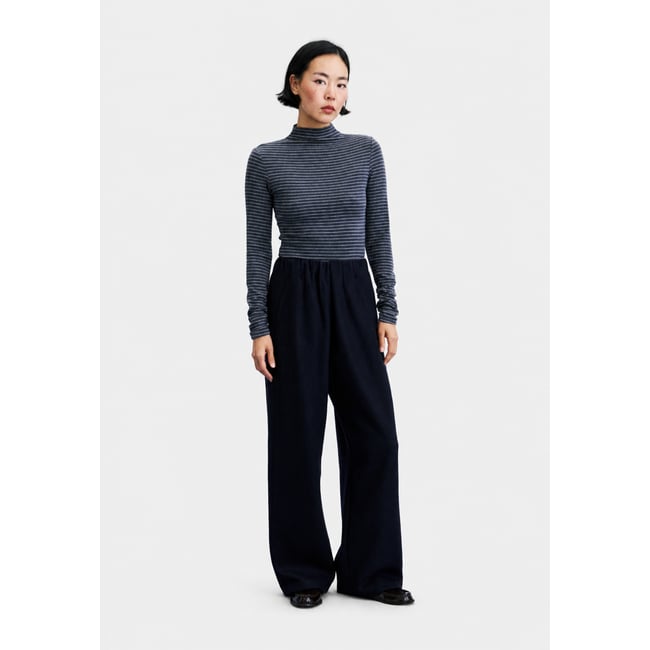 Pantalon Smolikas SMOLIKAS bleu marine <span itemprop=
