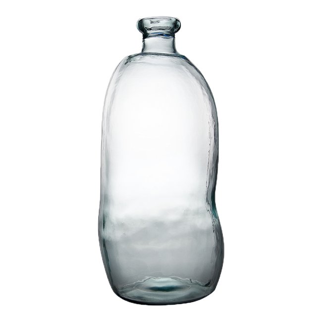Vase bouteille Simplicity en verre recyclé Couleur transparent <span itemprop=