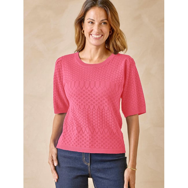 Pull maille encolure ronde - DAXON