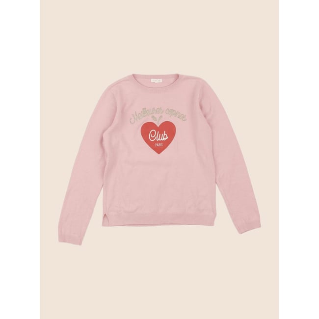 Pull - Bon état rose <span itemprop=