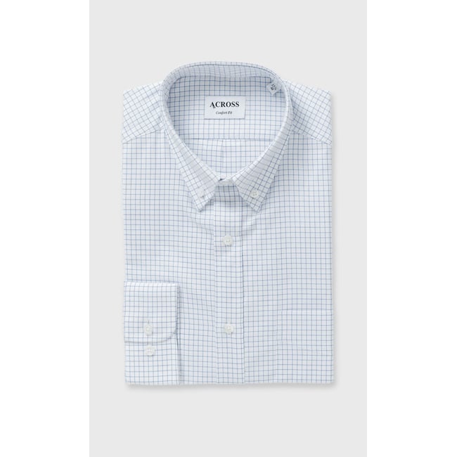 Chemise Confort fit à carreaux texturés v002227 <span itemprop=