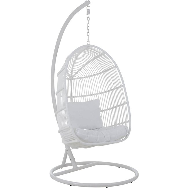Fauteuil suspendu extérieur Lounge Lexa en Fer blanc <span itemprop=