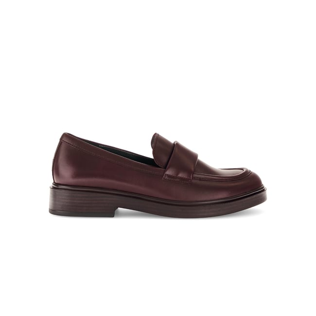 Mocassins en cuir lisse à talon décroché - GABOR