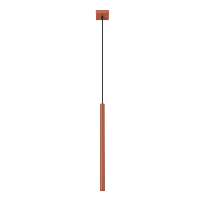 Suspension Acier Ocre Rouge G9 1 Pastelo Couleur rouge <span itemprop=