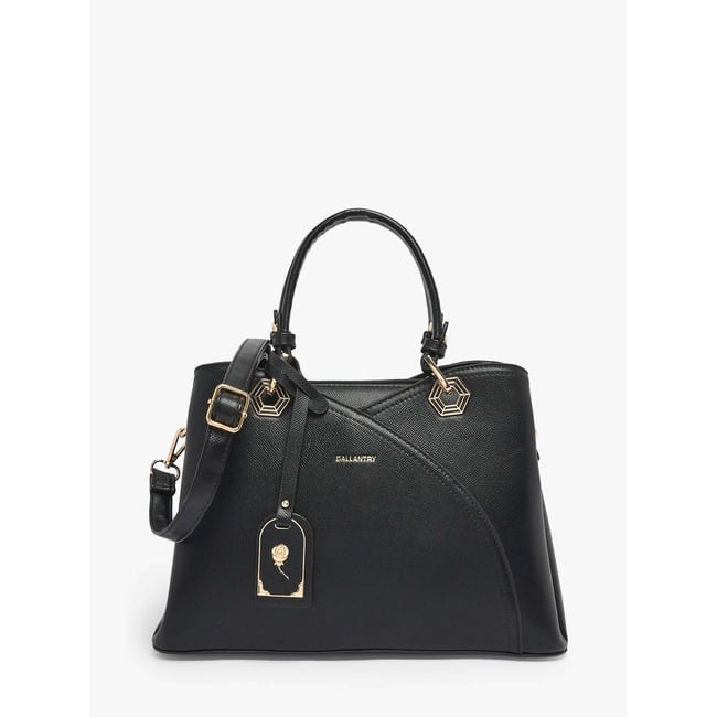 Sac porté main Saffiano black <span itemprop=