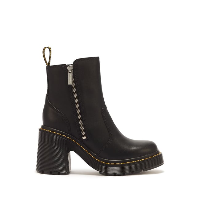 Stivaletti Chesney Zip Ankle in pelle Sendal nero  DR. MARTENS