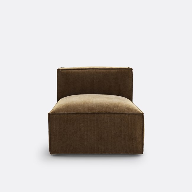 Modulaire fauteuil van vintage ribfluweel, Seven - LA REDOUTE INTERIEURS