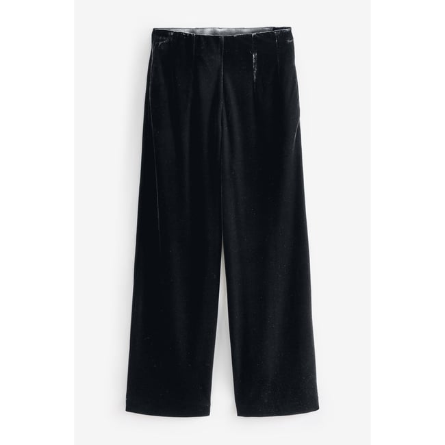 Pantalon large noir <span itemprop=