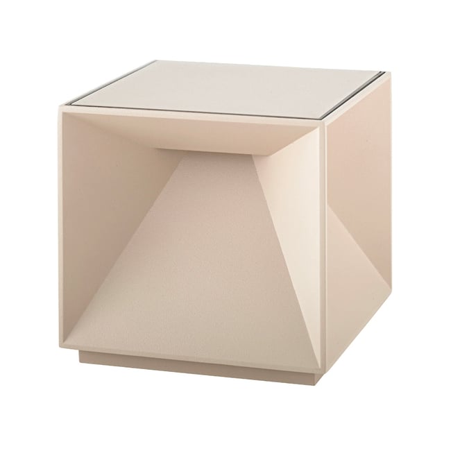 Lampe de chevet sans fil CUBOX MINI Couleur beige <span itemprop=