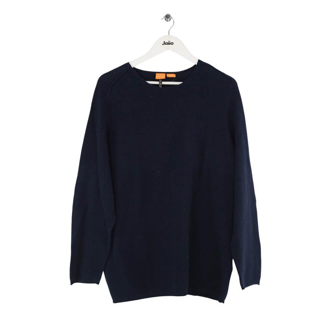 Pull en coton - Bon État marine <span itemprop=
