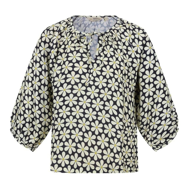 Blouse manches ¾ bouffantes motif/style floral PEASANT - REGATTA