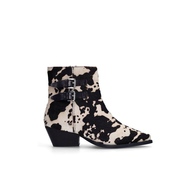 Santiags avec imprimé vache multi black <span itemprop=