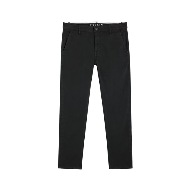 PANTALON CHINO RISE noir <span itemprop=