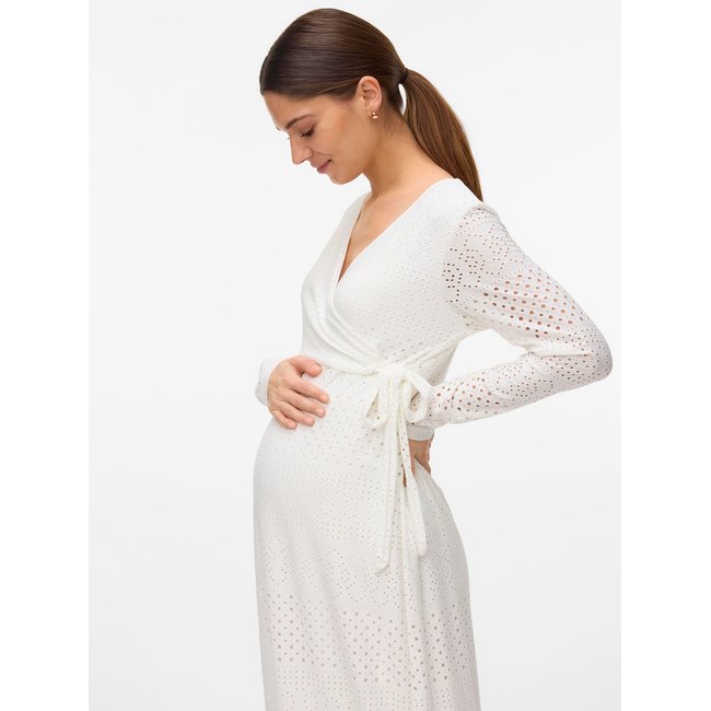 Robe MAMA LICIOUS snow white <span itemprop=
