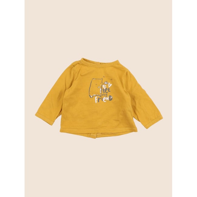 Tee-shirt - Très bon état jaune <span itemprop=