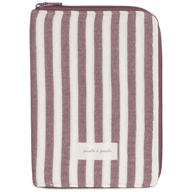 Protège carnet de santé mauve <span itemprop=