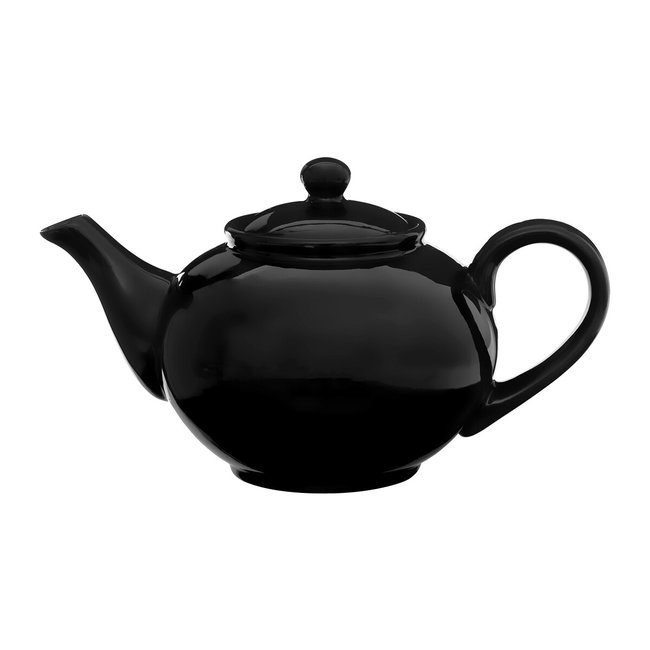 Black Dolomite Teapot 1300ml, black, SO'HOME