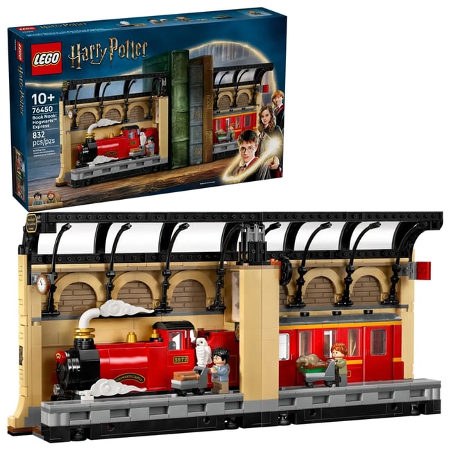 Harry Potter Book nook : le Poudlard Express multicolore <span itemprop=