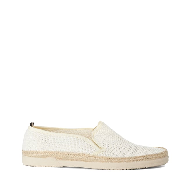 Espadrilles décontractées perforées - FISHERR off white-fabric <span itemprop=