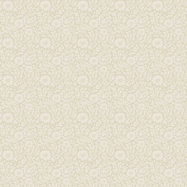 Papier peint floral tissé beige ivoire délicat Couleur beige <span itemprop=