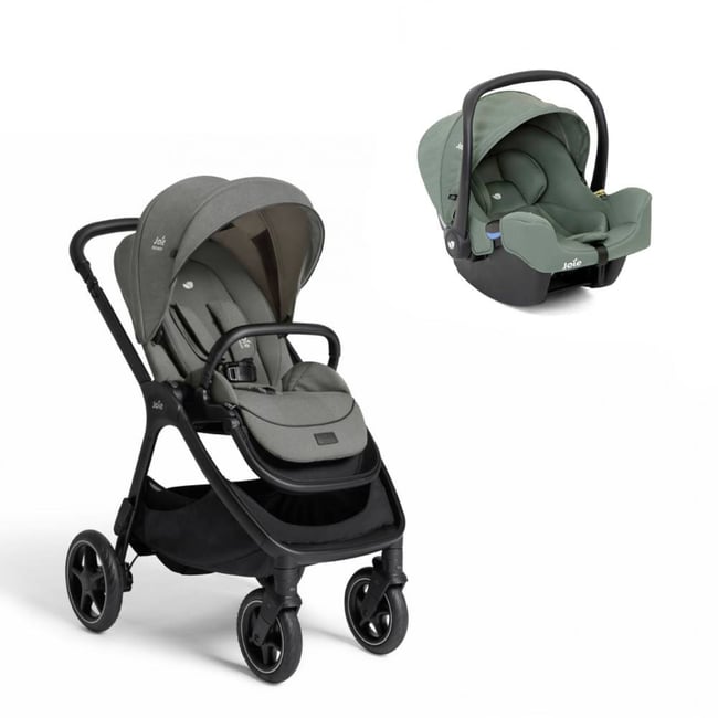 Pack poussette duo Finiti + i-Snug 2 vert <span itemprop=