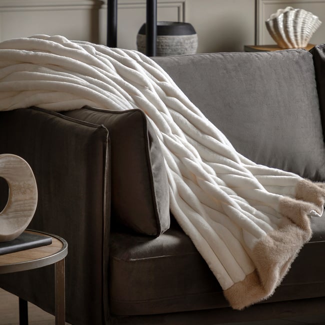 Luxury Fur Throw Cream, cream, ÉDITÉ
