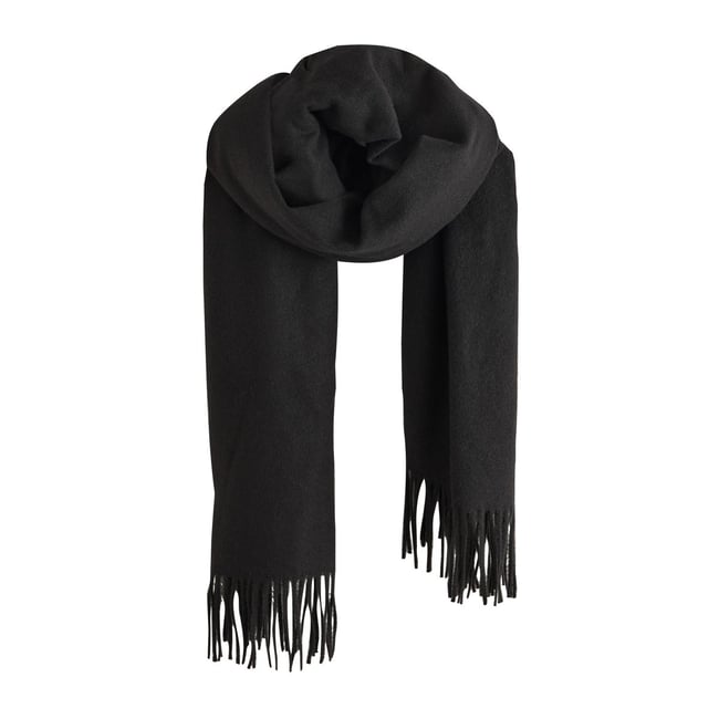 Écharpe épaisse noir <span itemprop=