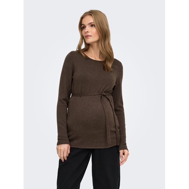 Pull En Maille chocolate brown 1 <span itemprop=