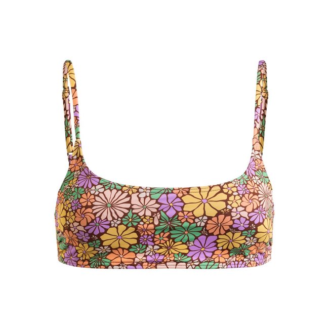 Bas De Maillot De Bain Imprimé Abstrait Multicolore À Détail Bijoux