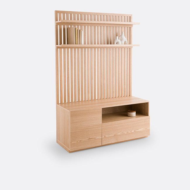Theonie Ash Veneer TV Hifi Unit, natural, LA REDOUTE INTERIEURS