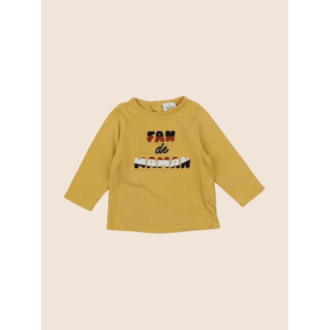 Tee-shirt - Très bon état jaune <span itemprop=
