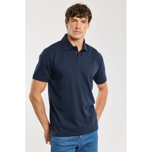 Polo Bérac - coton mercerisé marine deep <span itemprop=