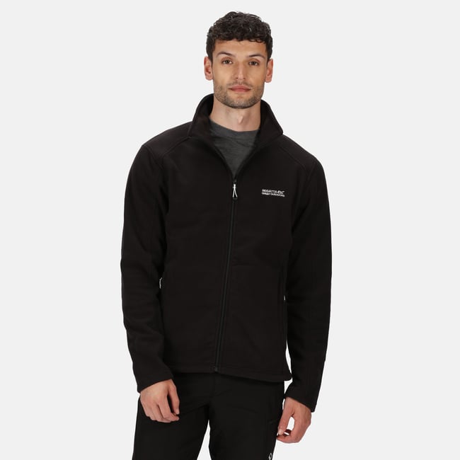 Veste polaire HEDMAN noir / noir <span itemprop=