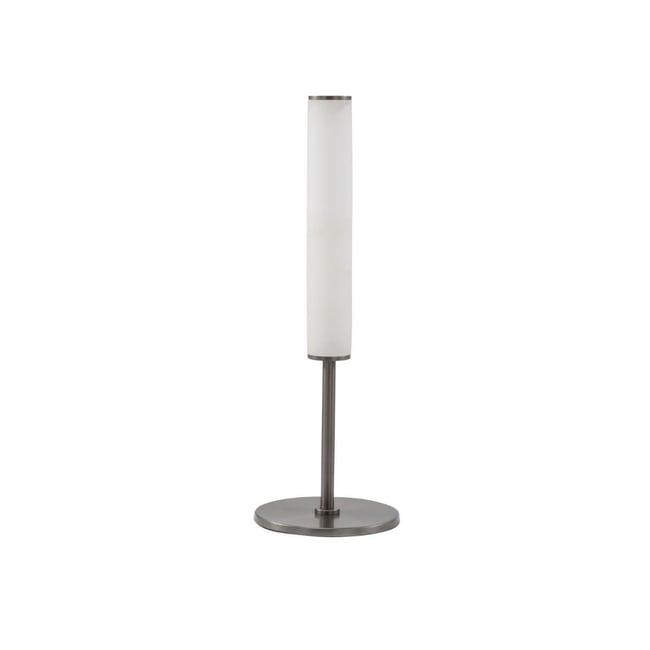 Lampe à poser en albâtre et métal H59 cm - MONTAIGNE Couleur noir <span itemprop=