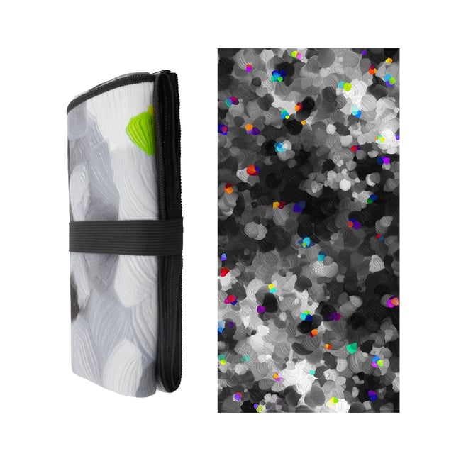 Serviette microfibre  Body DS black palette <span itemprop=