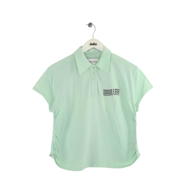 Polo en coton - Très Bon État vert <span itemprop=