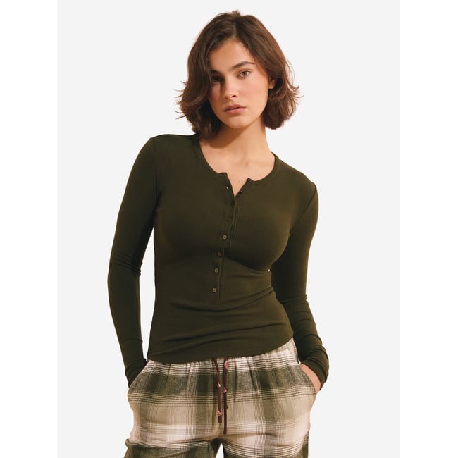 T-shirt avec boutons HELINE - ETAM