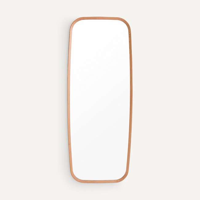 Miroir rectangulaire chêne massif, H180 cm, Orion Couleur chêne <span itemprop=