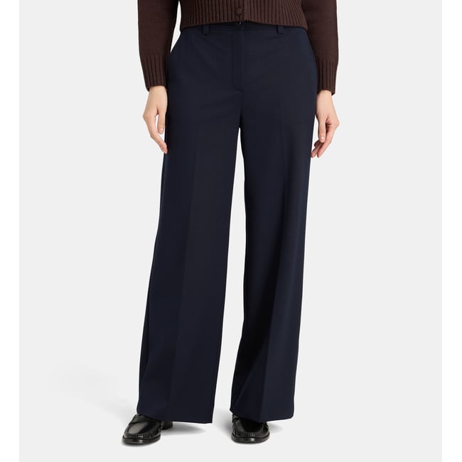 Pantalon large ortus bleu marine foncé <span itemprop=