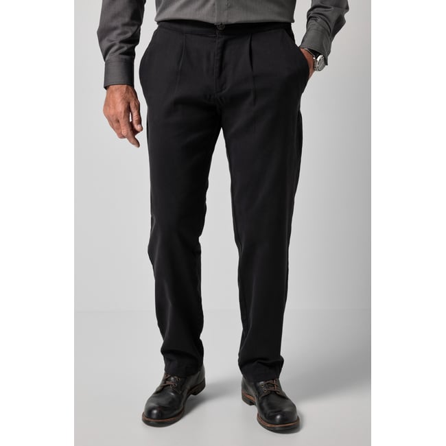 Chino à pinces FLEXNAMIC® noir <span itemprop=