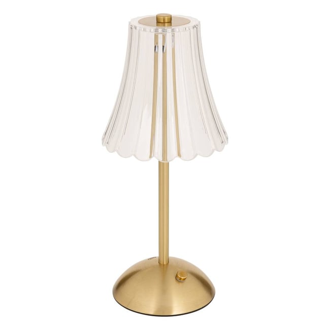 Lampe LED acier laiton ANETH Couleur doré <span itemprop=