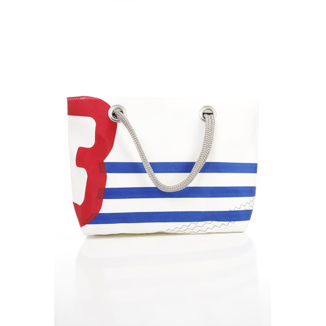 Sac à main Charlie en 727 Sailbags 727 SAILSBAG blanc/escadre <span itemprop=