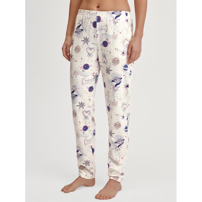 Bas de pyjama Coton FAVOURITES crème de charme <span itemprop=